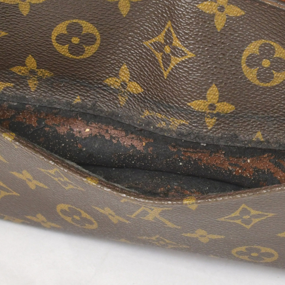LOUIS VUITTON Orsay Shoulder Bag Brown Monogram Canvas Leather - Picture 8 of 10